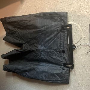 Gray men’s jean shorts